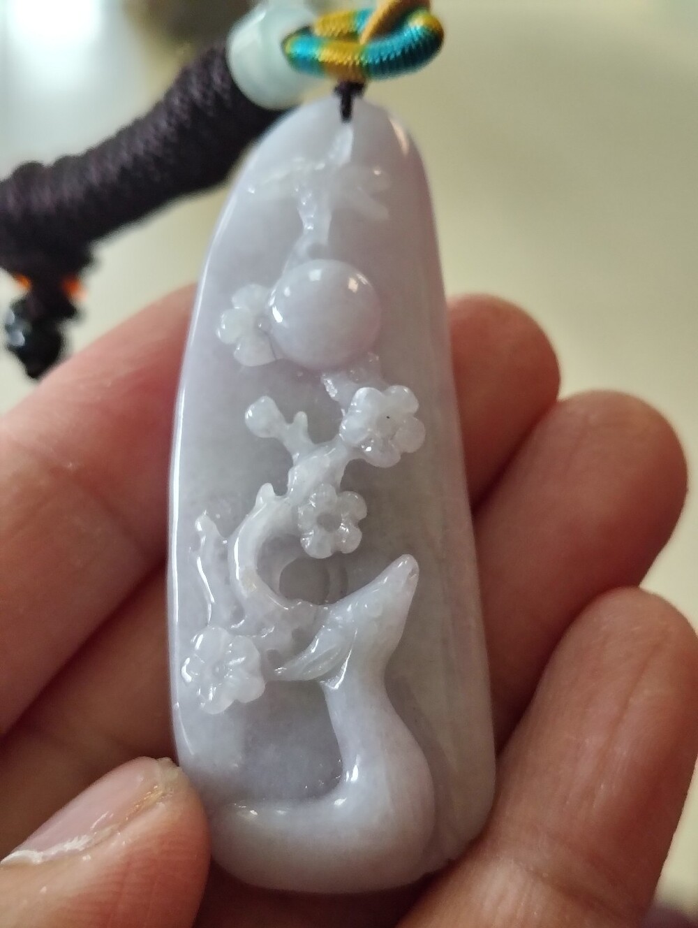 Natural Burmese Jadeite Pendant